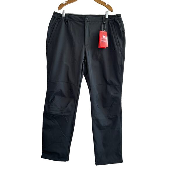 Camel Crown Softshell Fleece Lined Pants Women XXXL Black High Rise Outdoor New - Picture 1 of 8